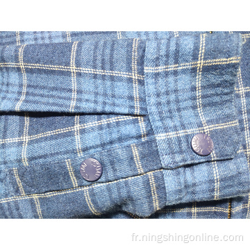 Vestes d&#39;hiver tissés pour hommes plaid